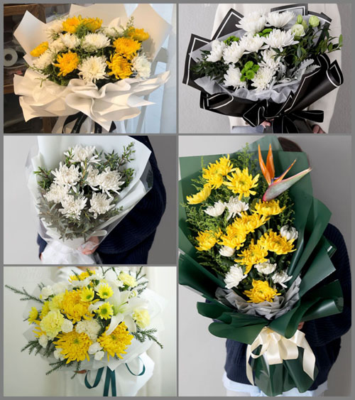 浙江省丽水松阳县象溪镇象溪一村白事花束代送